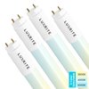 Luxrite T8 LED Tube Light Bulbs 18W (32W Equivalent) 3 CCT Selectable 2340LM Type A+B G13 Base 4-Pack LR34235-4PK